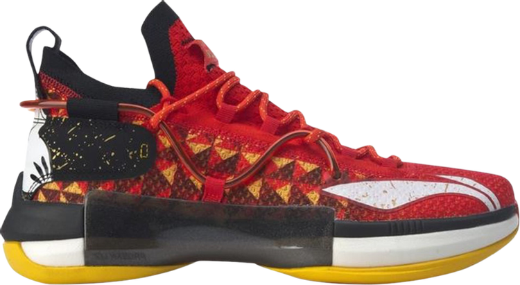 Disney x Speed 6 Premium Chinese New Year Sneakers - Mickey Mouse, red