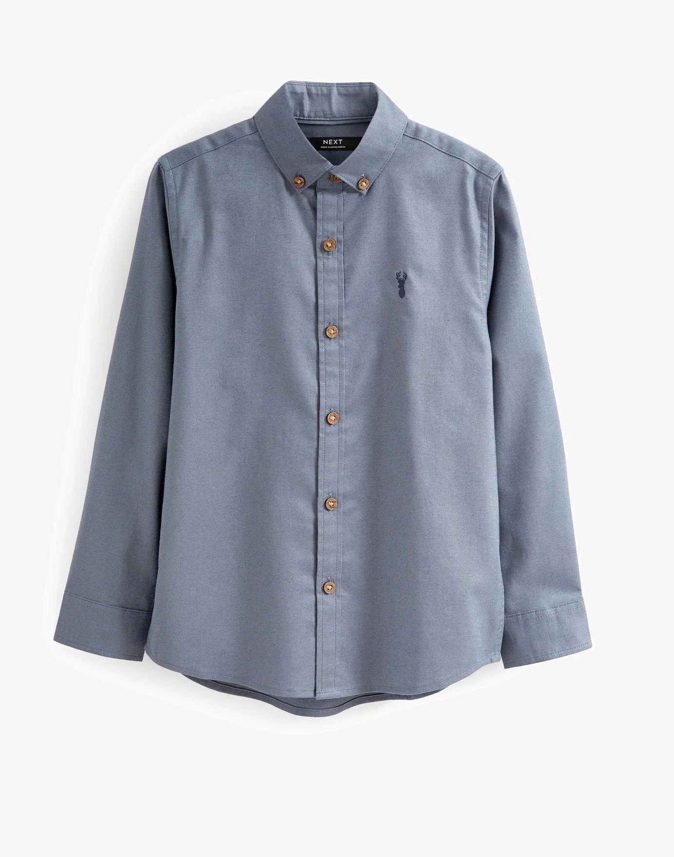 Next Long Sleeve Oxford Shirt, blue