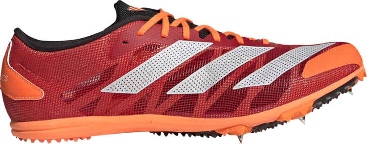 Adidas Adizero XCS 'Vivid Red Beam Orange' Cleats, Red