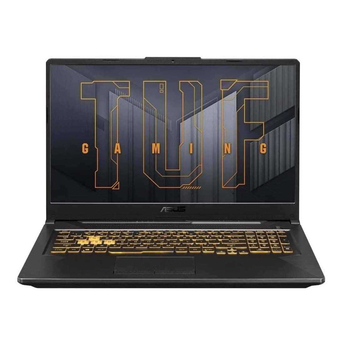 لابتوب ألعاب Asus TUF Gaming A17 2023 مقاس 17.3 بوصة وذاكرة 64 جيجابايت/2 تيرابايت ومعالج R7-7735HS وبطاقة RTX 4060 باللون الأسود ولوحة مفاتيح إنجليزية