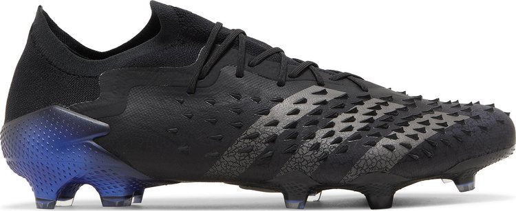 حذاء Adidas Predator Freak.1 FG 'Demonskin - Black Sonic Ink' باللون الأسود