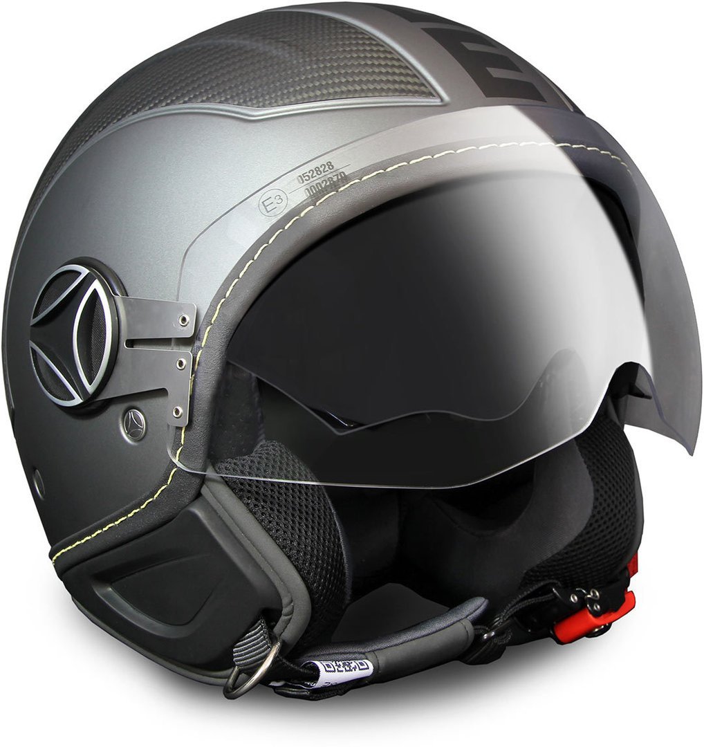 MOMO Avio Pro Anthracite jet helmet, gray