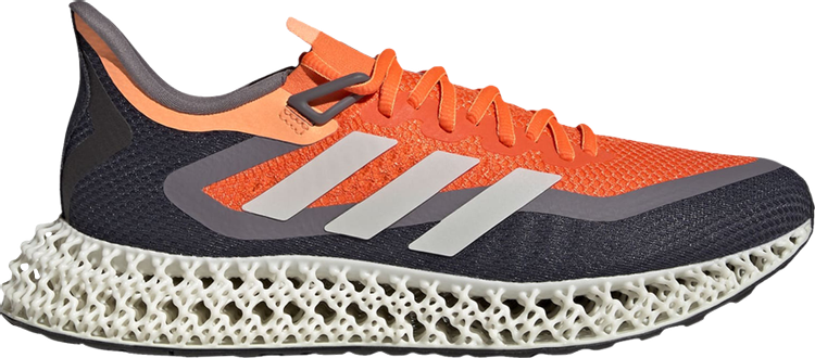 Adidas 4DFWD 2 'Impact Orange Grey' sneakers, orange