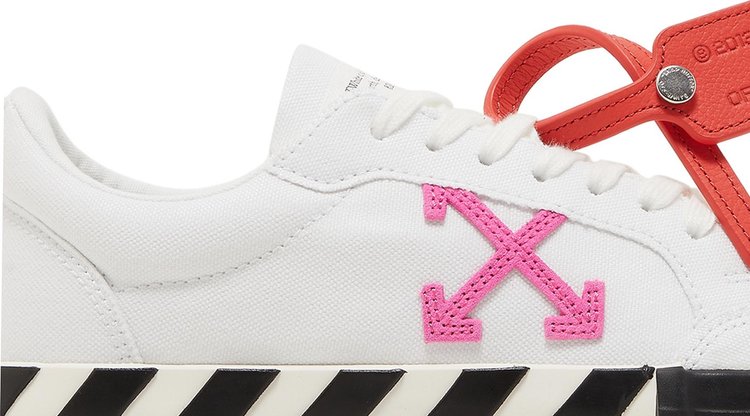 Off-White Wmns Vulc sneakers, white, black, red