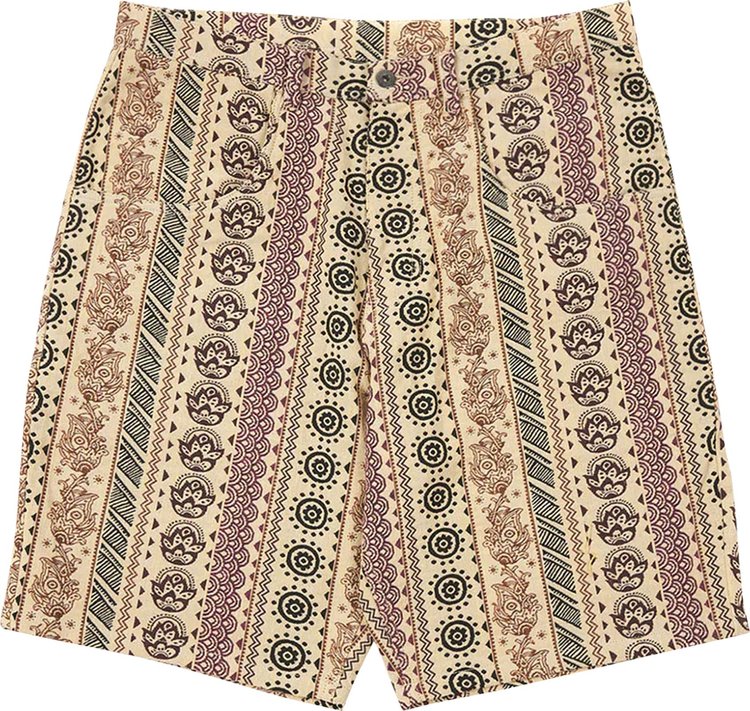 Pleasures Orbit Shorts 'Tan', tan