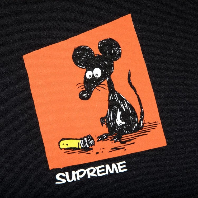 تي شيرت Supreme Mouse باللون الأسود