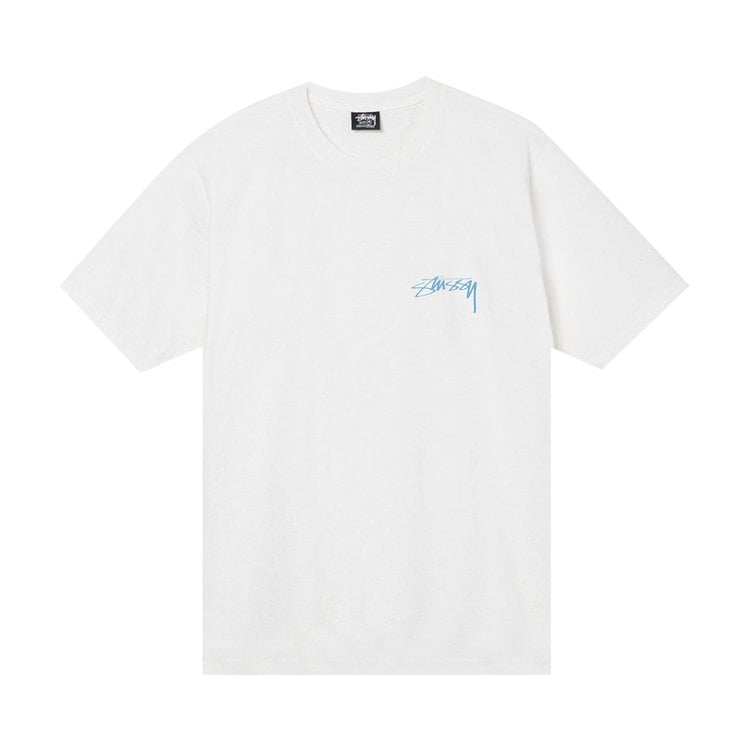 Stussy Statue Pigment Dyed Tee 'Natural', white