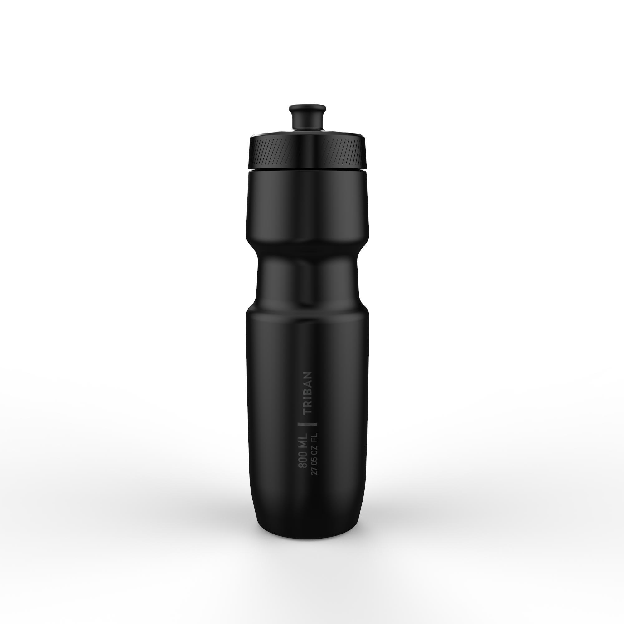 Bicycle flask 800 ml black SOFTFLOW Triban