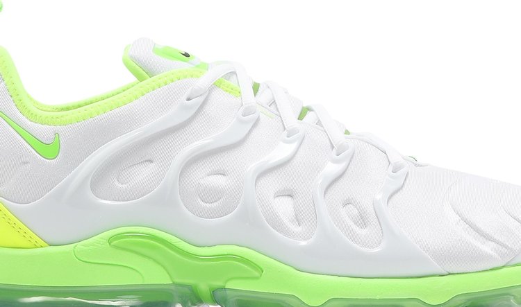 Nike Air VaporMax Plus 'Tennis Ball' Sneakers, White