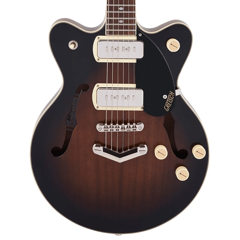 Electric guitar Gretsch G2655-P90 Streamliner Center Block Jr.  Double-Cut P90 - Brownstone G2655-P90 Streamliner Center Block Jr.  Double-Cut P90 Electric Guitar