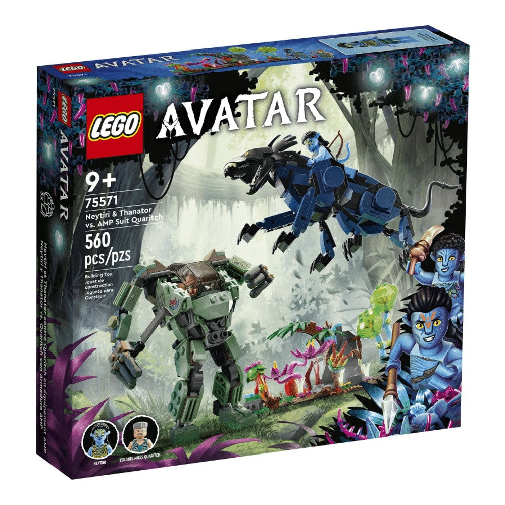 LEGO Avatar Neytiri & Thanator vs. AMP Suit Quaritch 75571, 560 parts