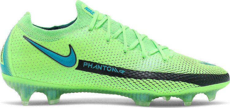 حذاء Nike Phantom GT Elite FG 'Lime Glow' باللون الأخضر