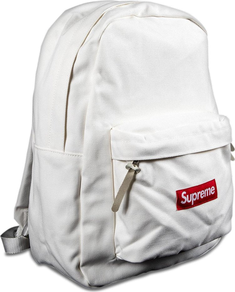 Supreme Canvas Backpack White