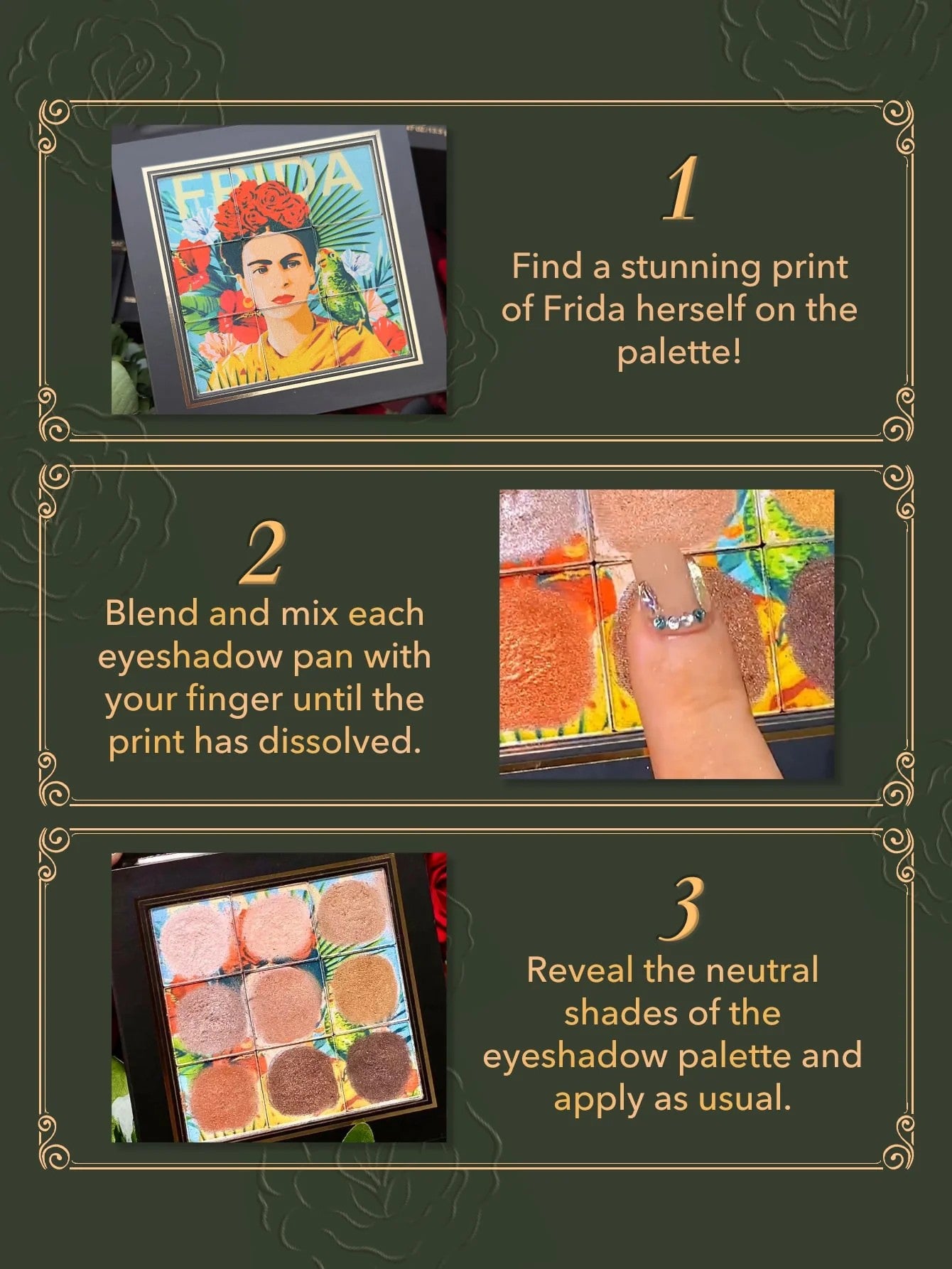 Sheglam x Frida Kahlo Masterpiece Eyeshadow Palette, multicolor