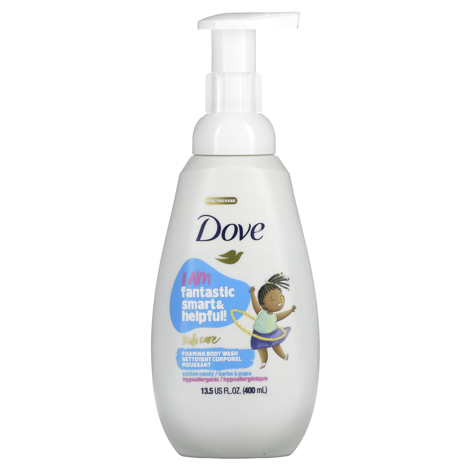 Dove Foaming Shower Gel, cotton candy, 400 ml