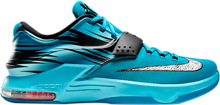 حذاء رياضي Nike KD 7 'Clearwater' باللون الأزرق