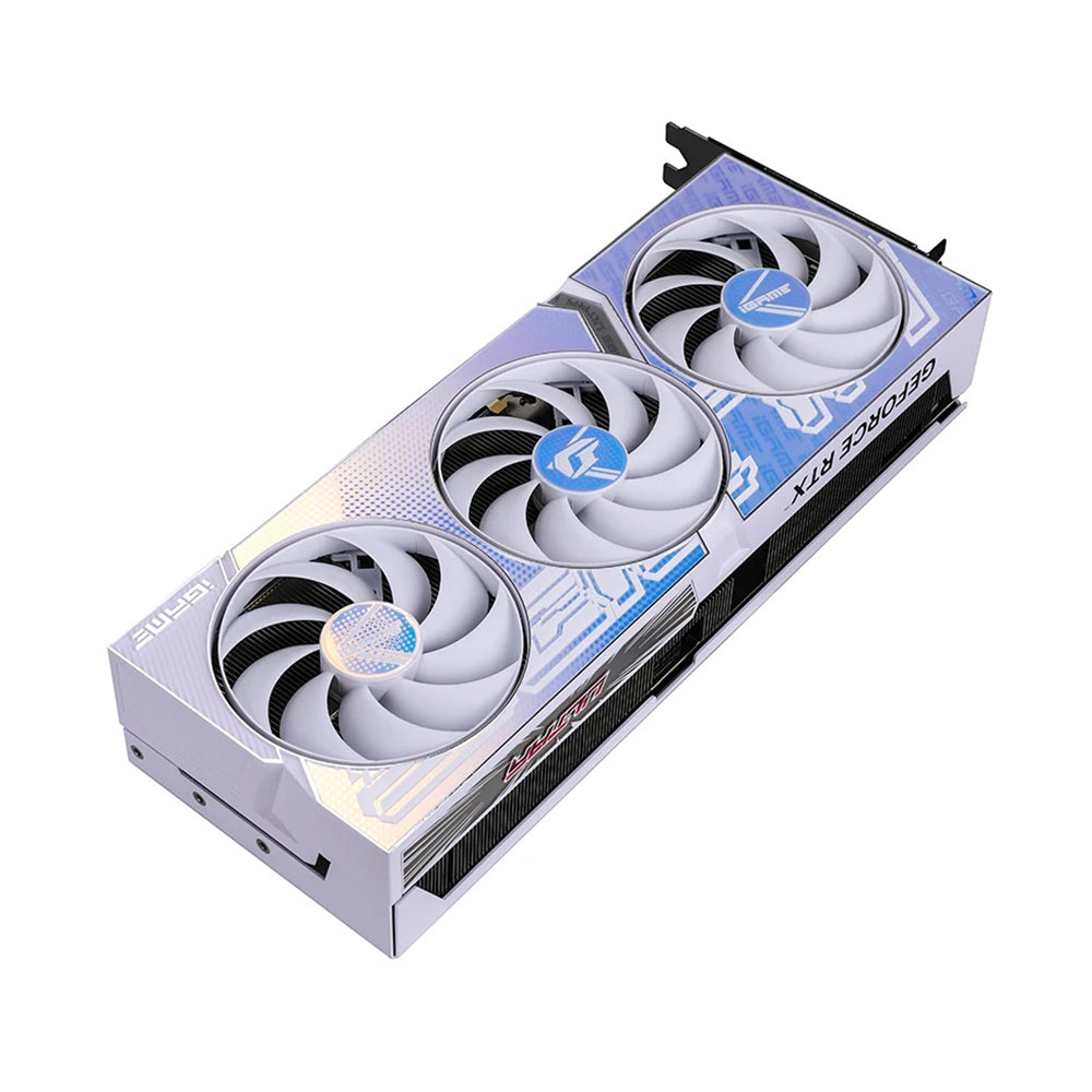 Video card Colorful iGame GeForce RTX 4070 Ti Super Ultra W OC, 16 GB, white/blue