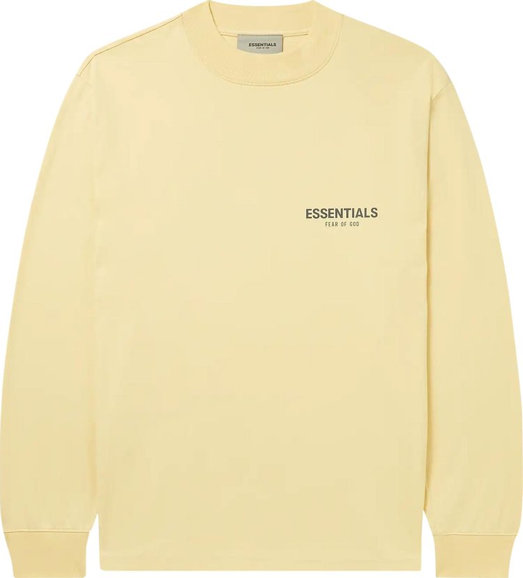 Fear of God Essentials x Mr. T-shirt Porter Exclusive Long-Sleeve T-Shirt 'Garden Glove', cream