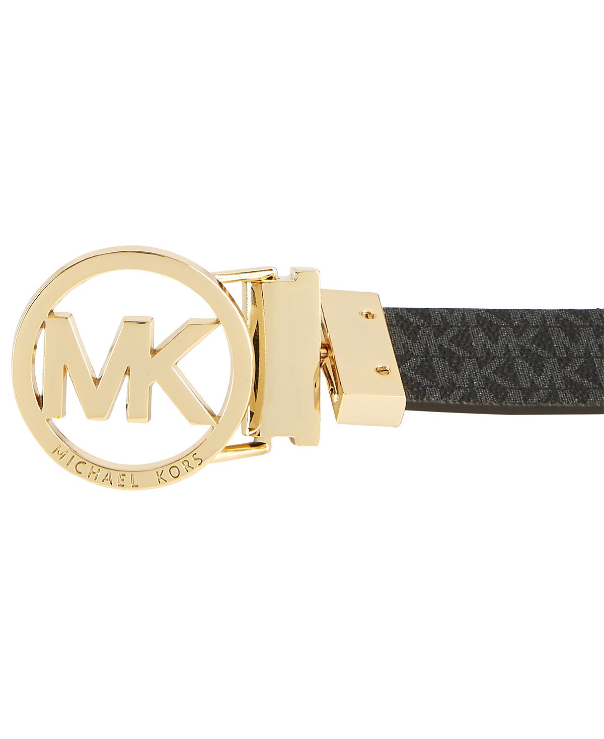 Reversible Signature Belt with Michael Kors Logo Buckle, Multi