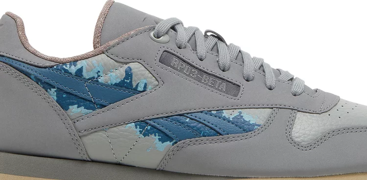 Sneakers jurassic world x classic leather ripple 'blue and beta' Reebok, gray