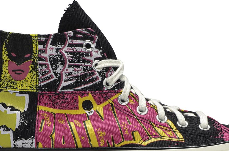 Converse Batman x Chuck 70 High 80th Anniversary Sneakers - Black, Multicolor