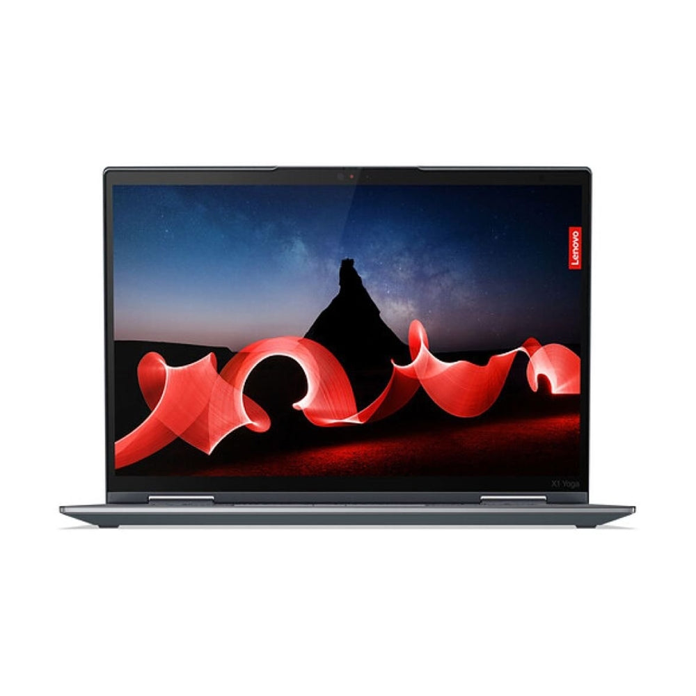 كمبيوتر محمول قابل للتحويل Lenovo Think Pad X1 Yoga Gen 8، 14 بوصة، 16 جيجابايت/256 جيجابايت، i5-1335U، Intel Iris Xe، لوحة مفاتيح إنجليزية رمادية