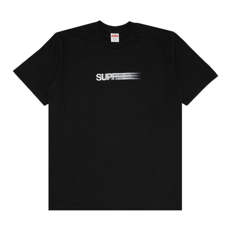 Supreme Motion Logo T-Shirt, Black