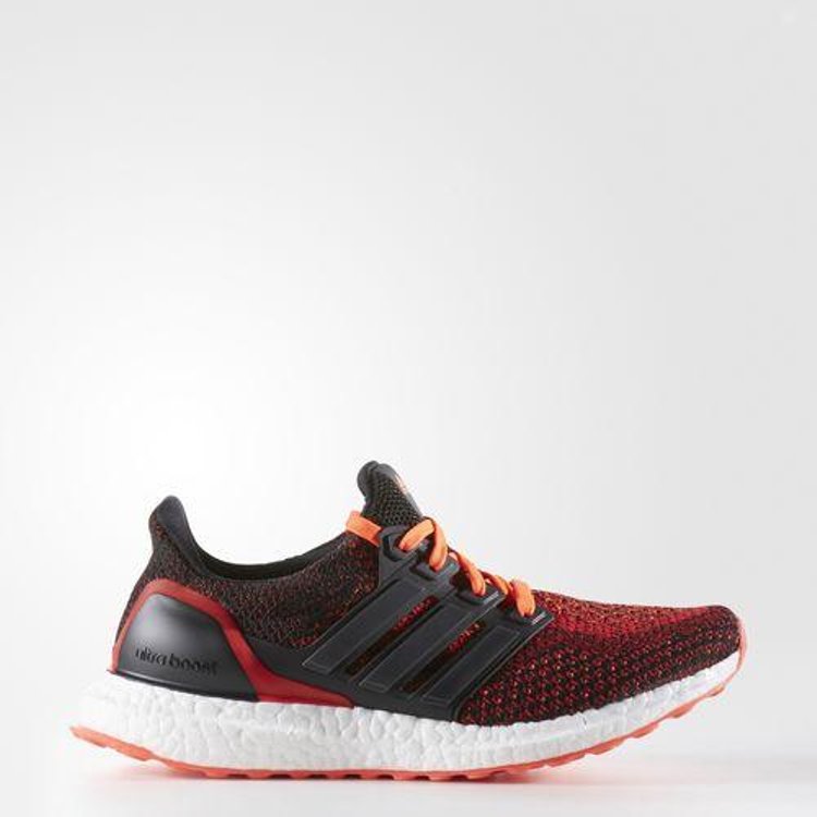 حذاء رياضي Adidas UltraBoost 2.0 J 'Solar Red'، أسود