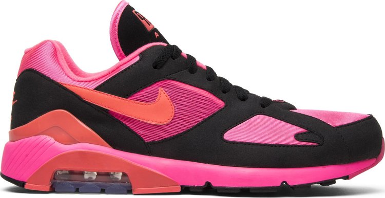 Nike Comme des Garçons x Air Max 180 'Black Pink' sneakers, pink