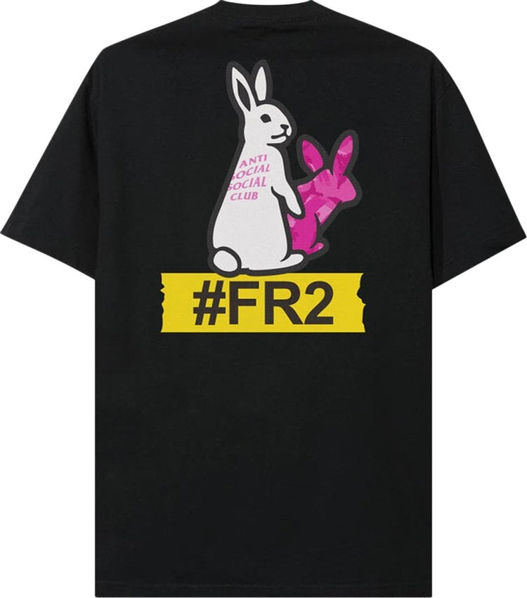 Anti Social Social Club x FR2 Serrated Tee 'Black', black