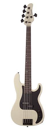 Schecter P-5 5-String Bass Guitar Ivory P5 IVO