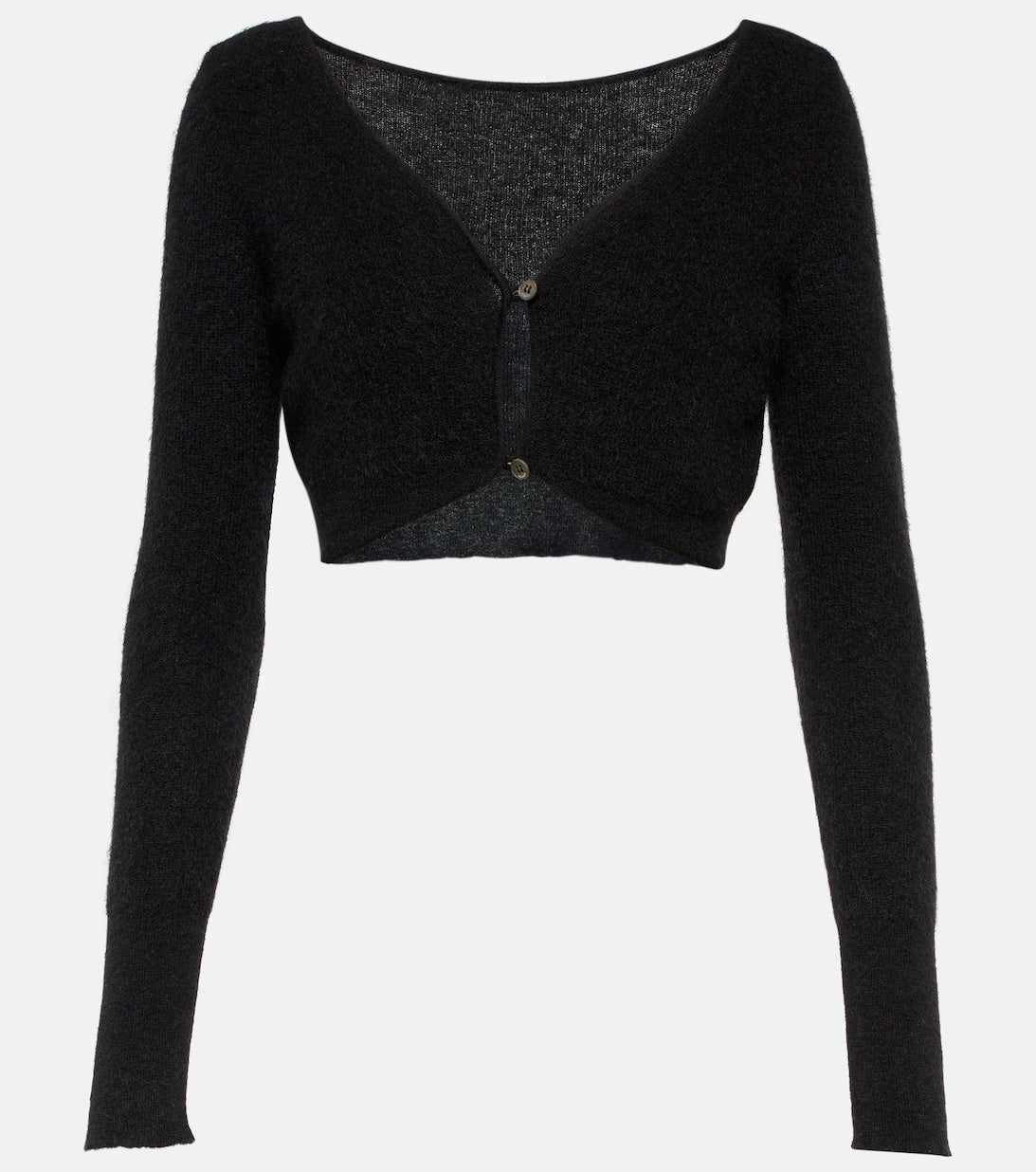 Cropped cardigan Le Cardigan Alzou JACQUEMUS, black