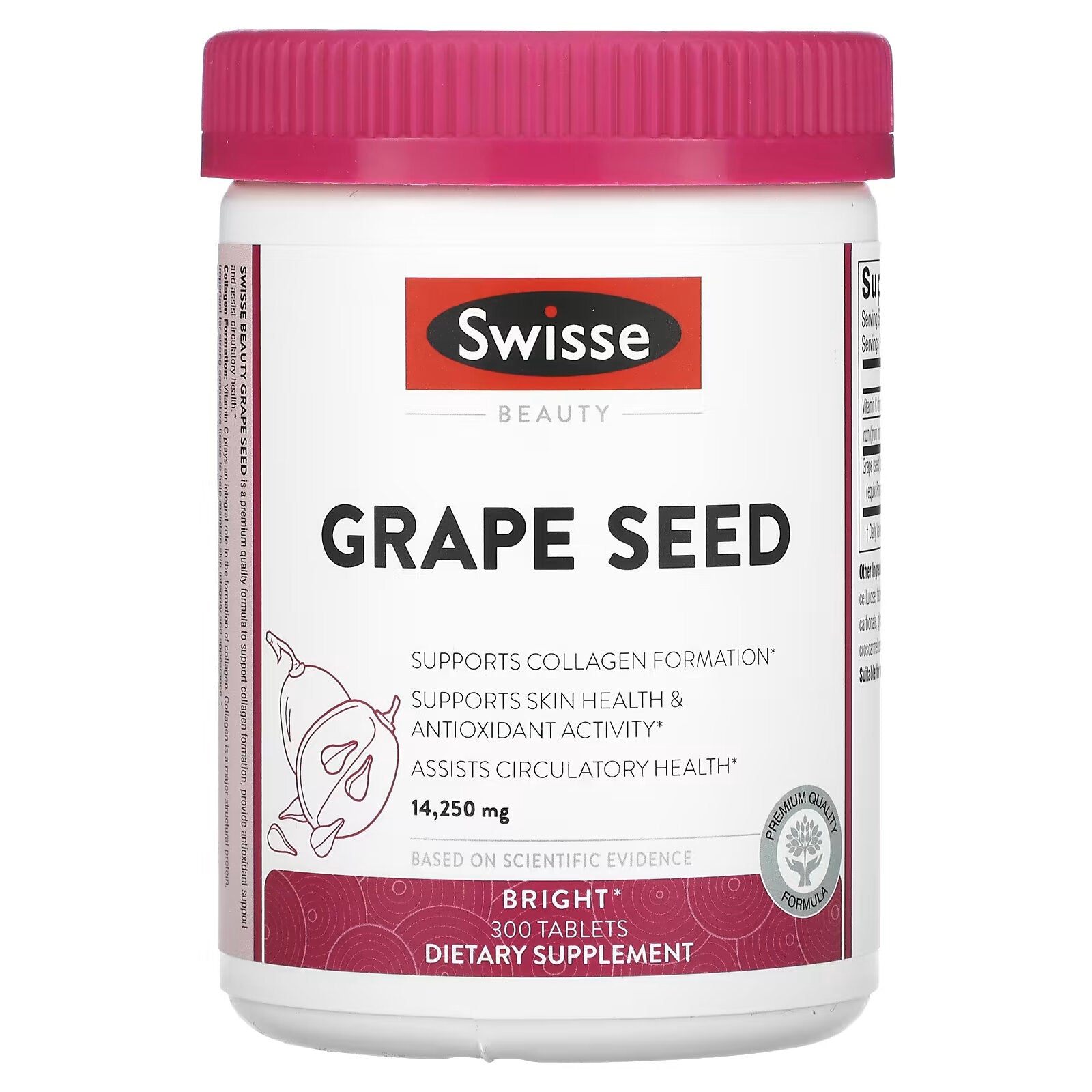 Swisse, Ultiboost, Grape Seed Extract, 14,250 mg, 300 Tablets