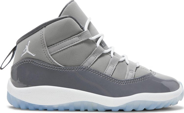 حذاء رياضي Air Jordan 11 Retro TD Cool Gray 2021، رمادي