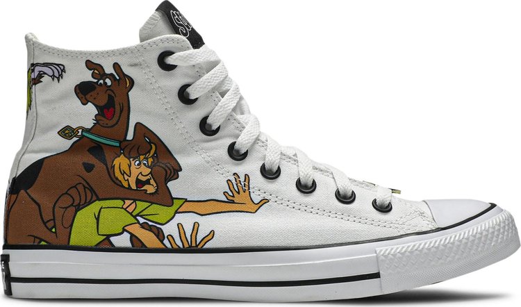 حذاء رياضي Converse Scooby-Doo x Chuck Taylor All Star High The Gang and Villains باللون الأبيض