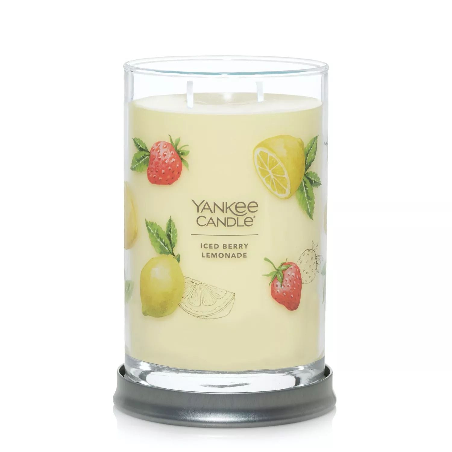 Yankee Candle Iced Berry Lemonade Signature Large Glass Candle