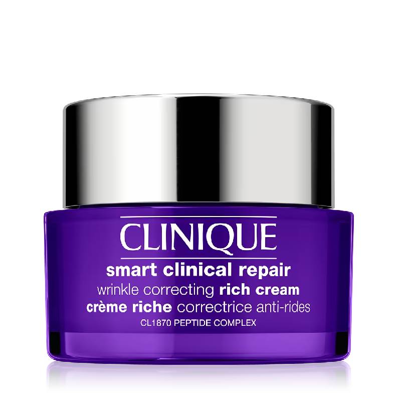 Wrinkle smoothing cream Clinique Smart Clinical Repair 50 ml, purple