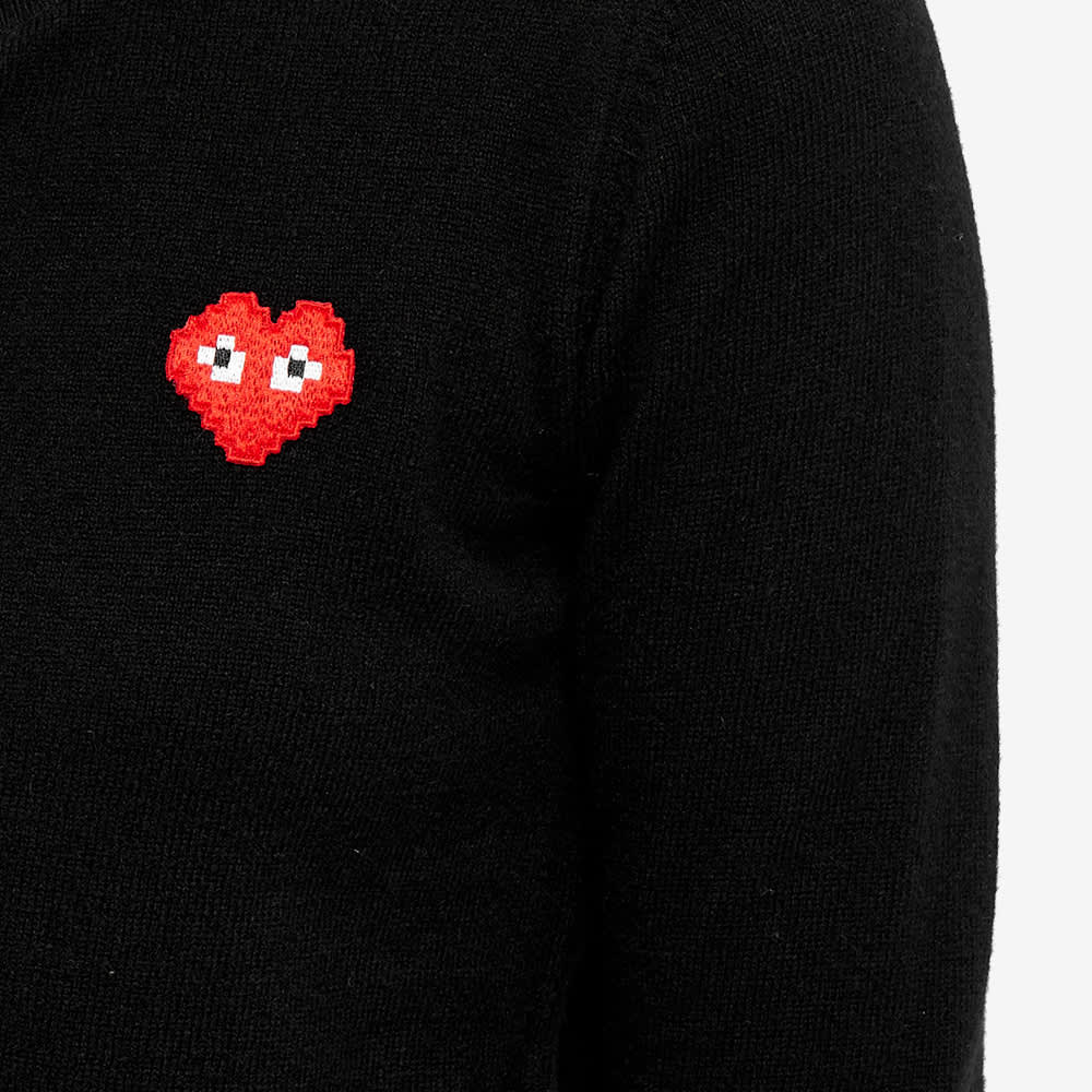 Jumper Comme des Garçons Play Invader Heart Cardigan