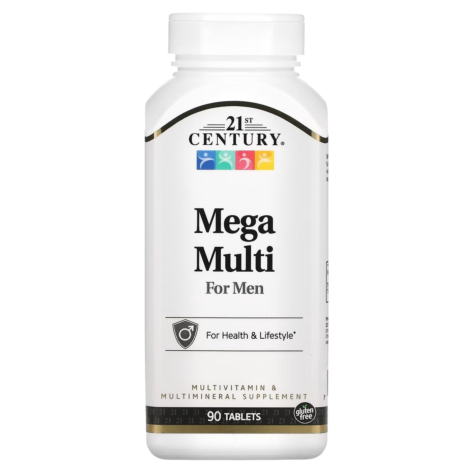 21st Century Mega Multi Men's Multivitamin & Multimineral, 90 Tablets