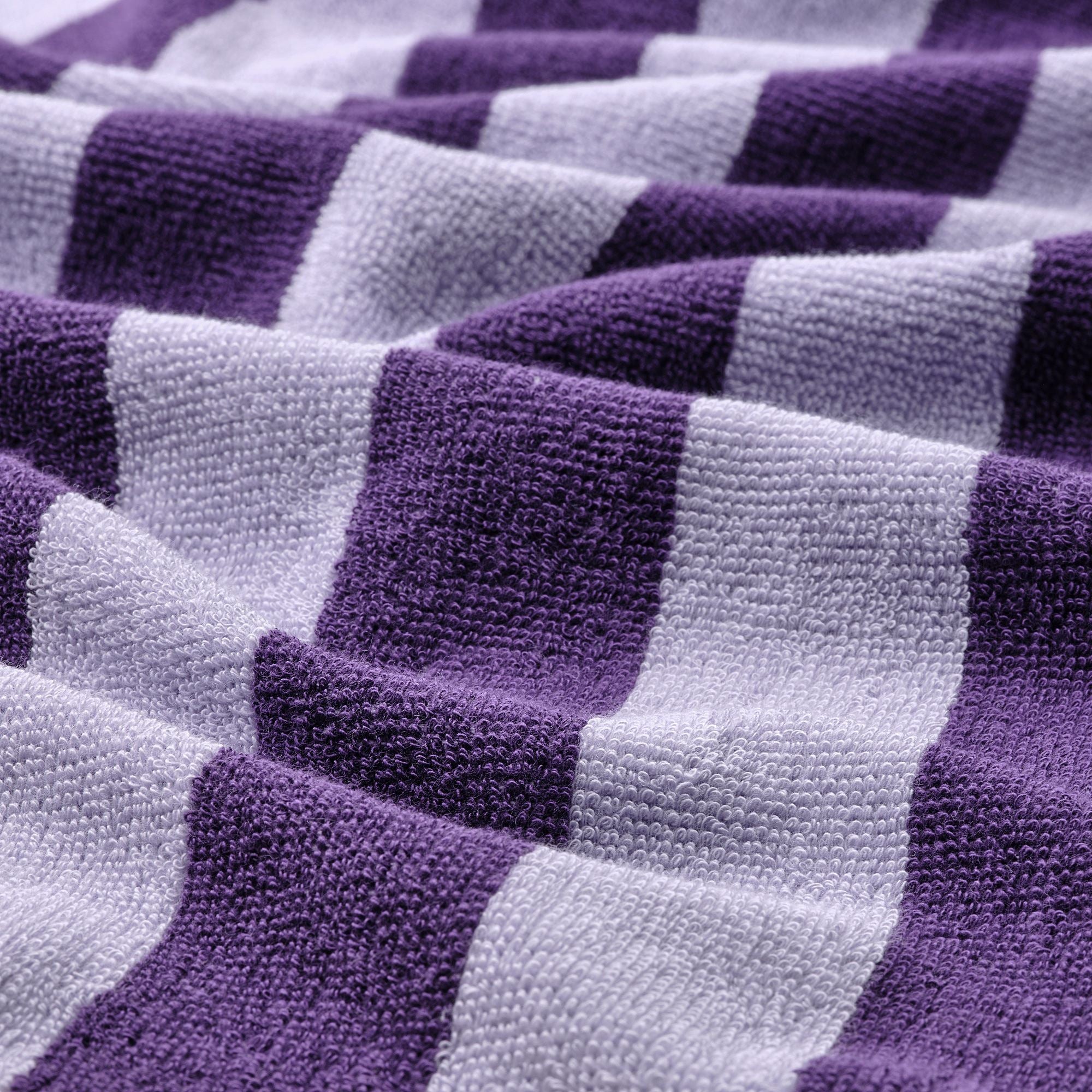 Bath towel, 150x100 cm, Ikea Enskottmal, purple/yellow