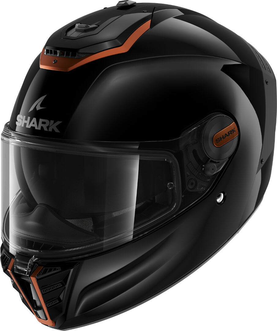 Shark Spartan RS Blank Helmet, black/bronze