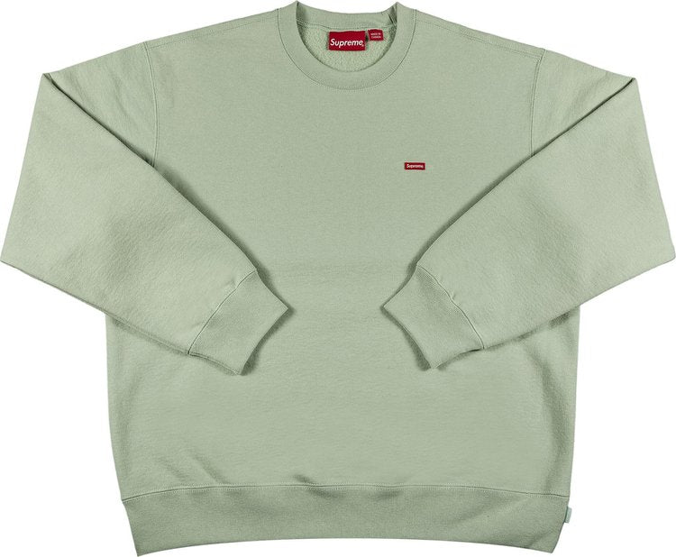 سويت شيرت Supreme Small Box Crewneck 'Mint'، أخضر