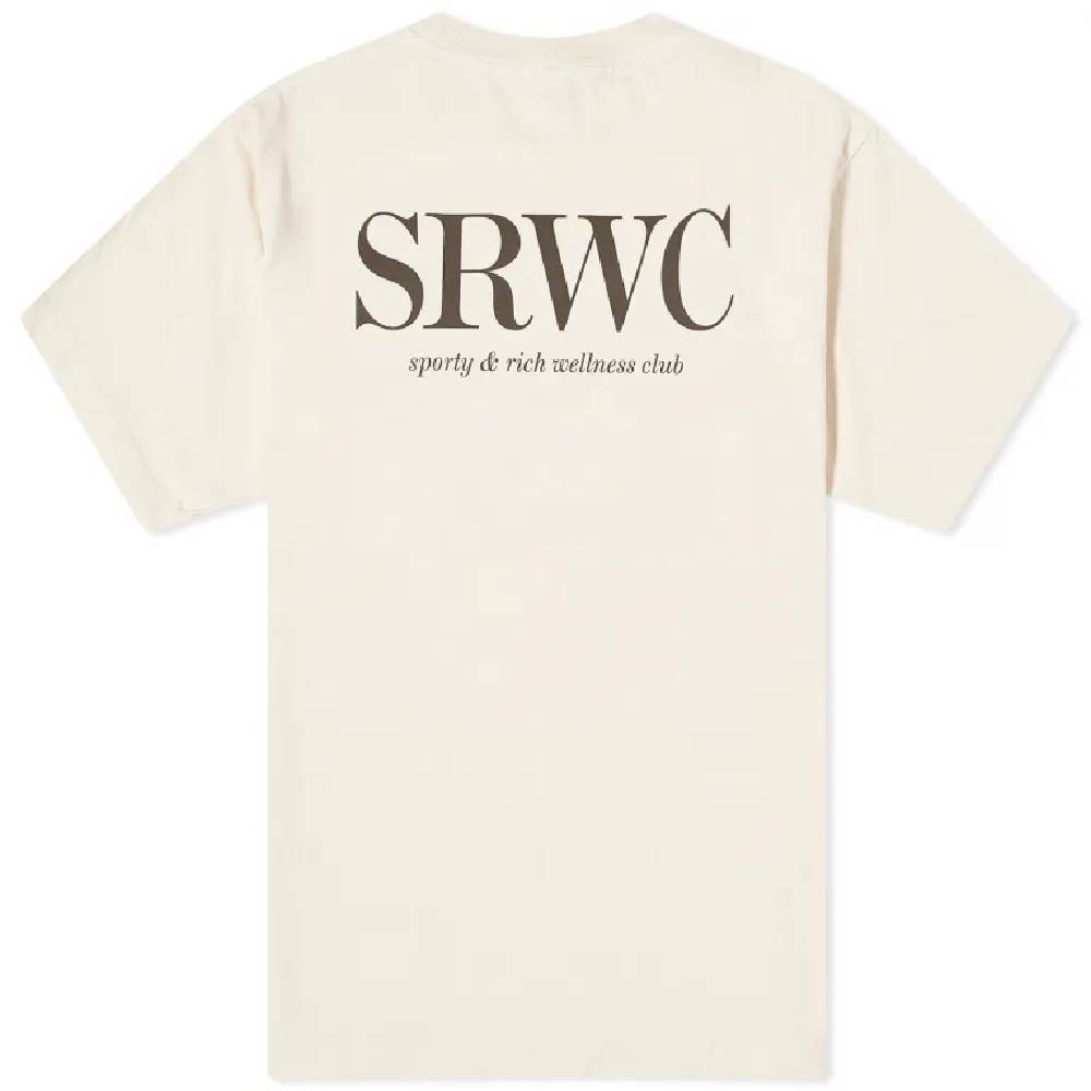 Sporty & Rich East Side T-shirt, cream