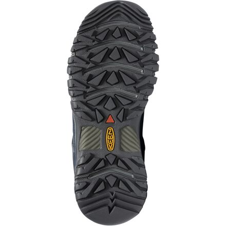 حذاء KEEN Targhee III Mid المقاوم للماء للمشي لمسافات طويلة للنساء باللون النيلي/الخوخي العتيق