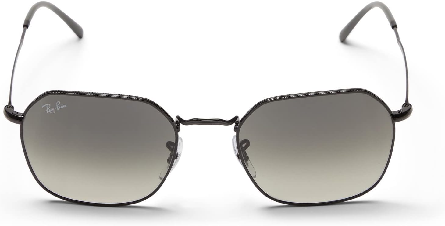 نظارة شمسية 53 مم 0RB3694 Jim Ray-Ban، لون أسود/رمادي متدرج