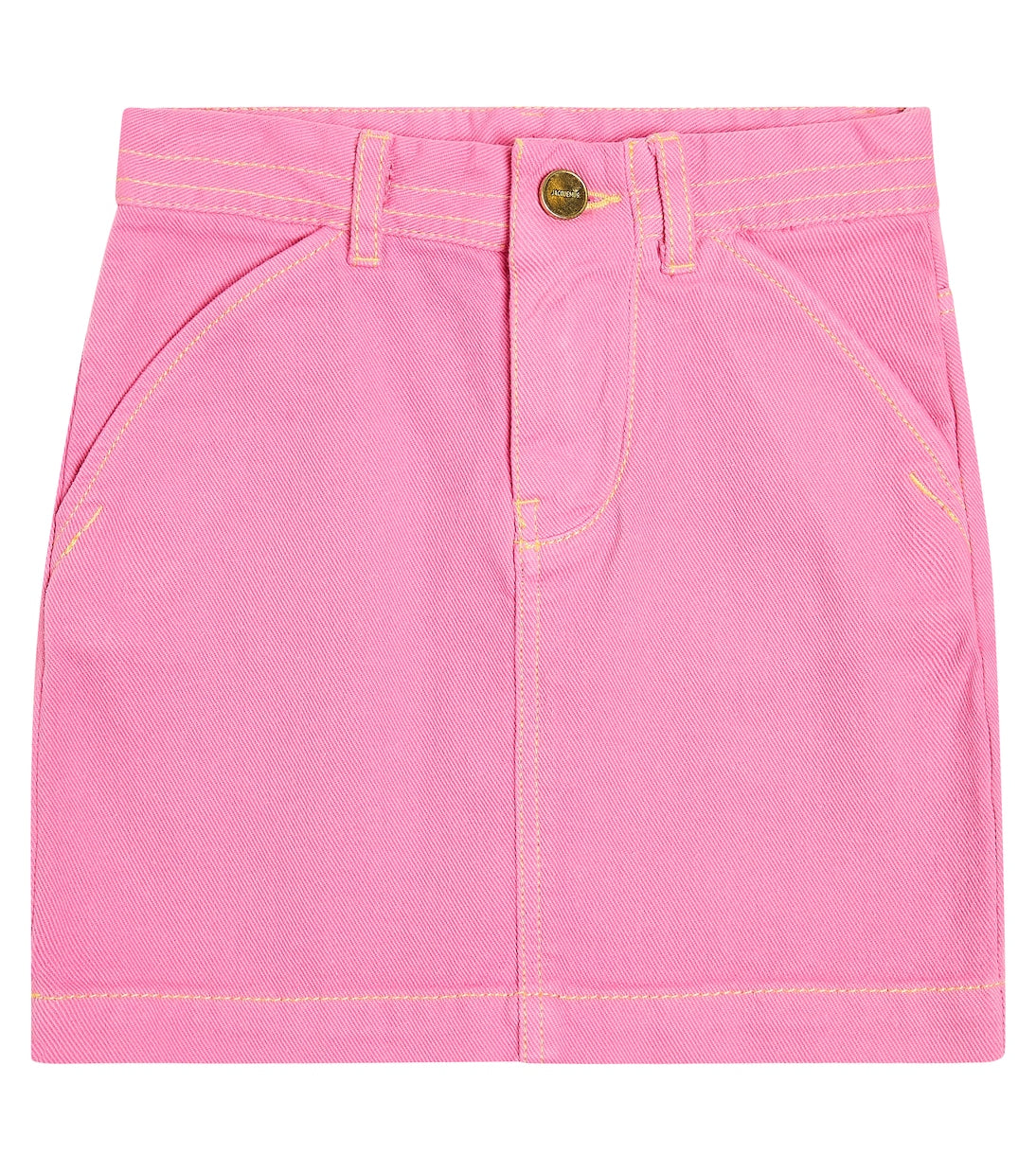 Denim skirt la jupe de nimes Jacquemus Enfant, pink