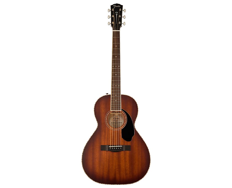 جيتار أكوستيك Fender PS-220E Parlor All Mahogany مع حقيبة - Aged Cognac Burst