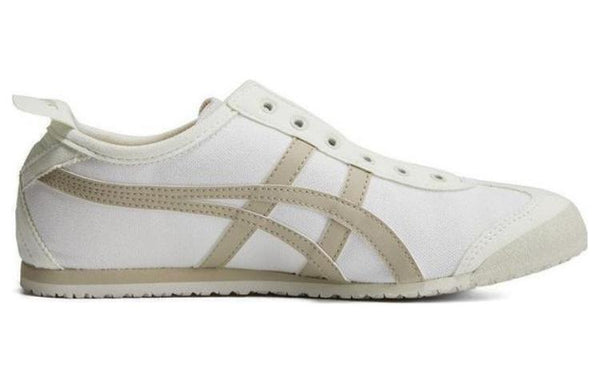 حذاء رياضي Onitsuka Tiger MEXICO 66 باللون الأبيض والبيج، باللون الأبيض