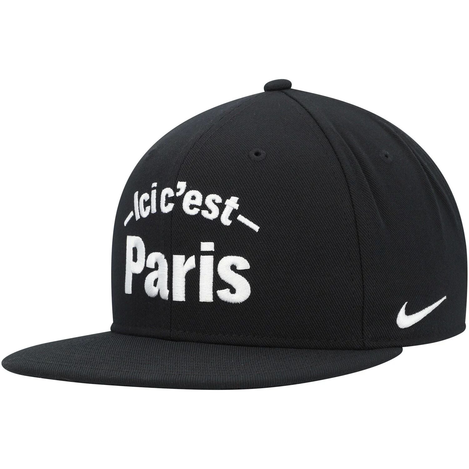 قبعة Nike Paris SaintGermain Pro Snapback للشباب باللون الأسود