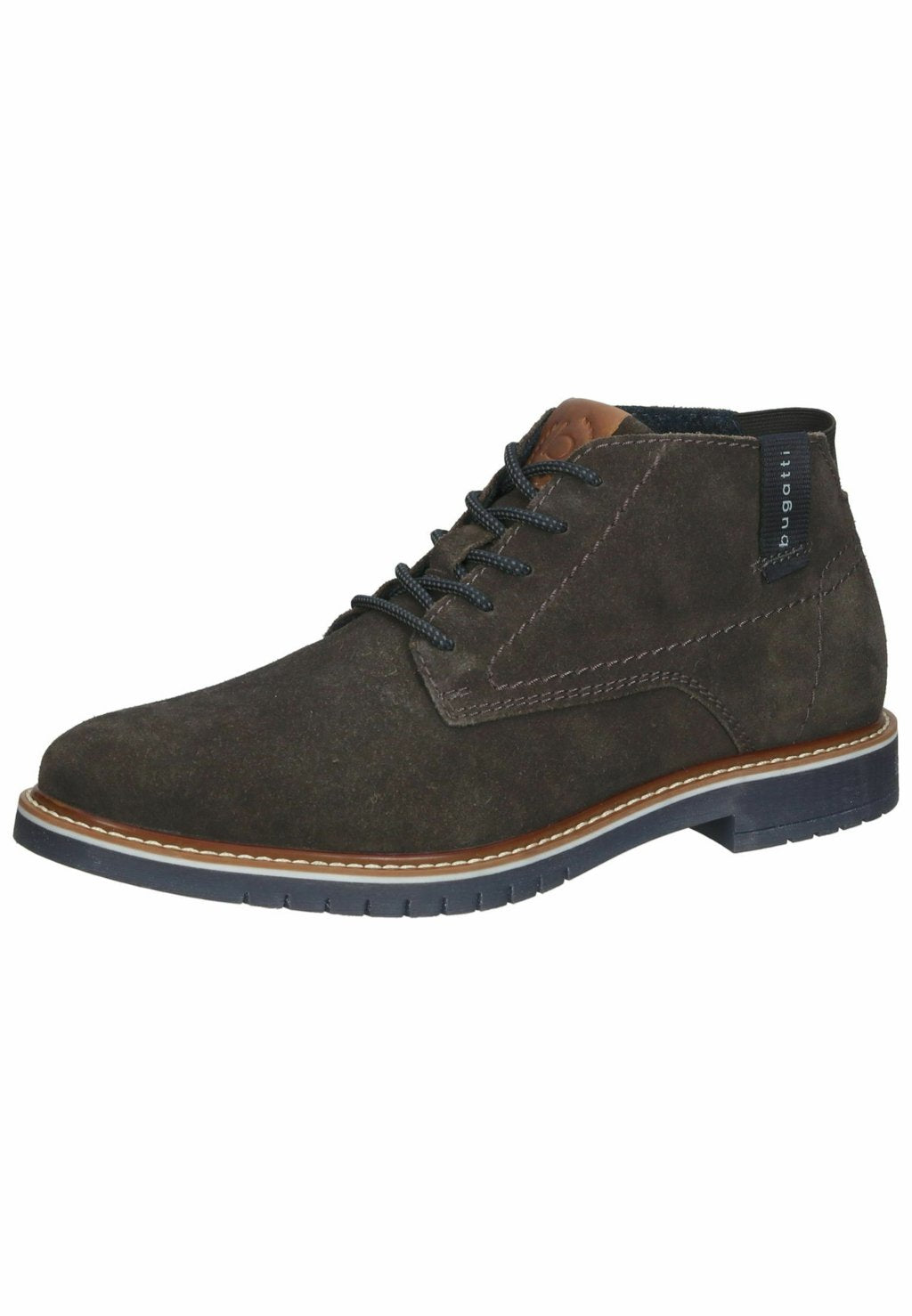 Bugatti lace-up boots, dark gray